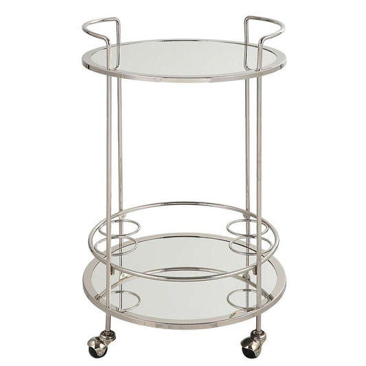 Uttermost - Spritz Chrome Bar Cart - 22895 veiw 1