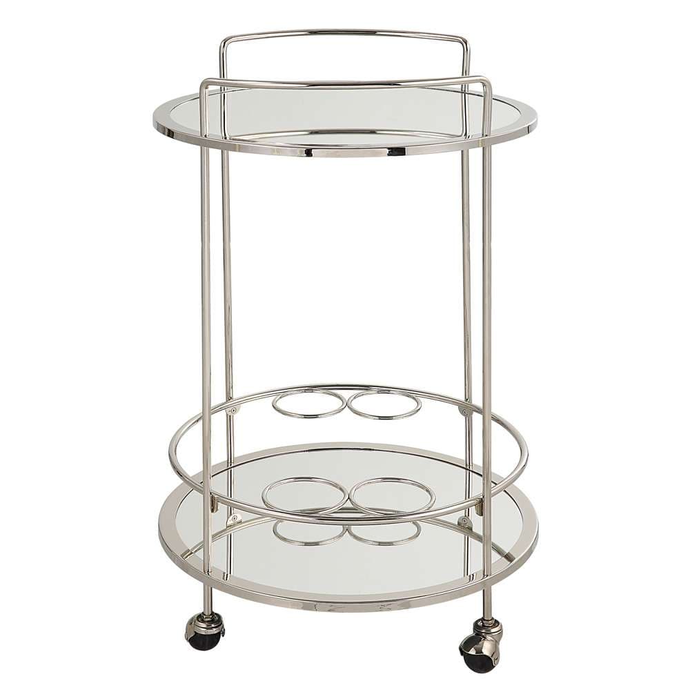 Uttermost - Spritz Chrome Bar Cart - 22895 veiw 3