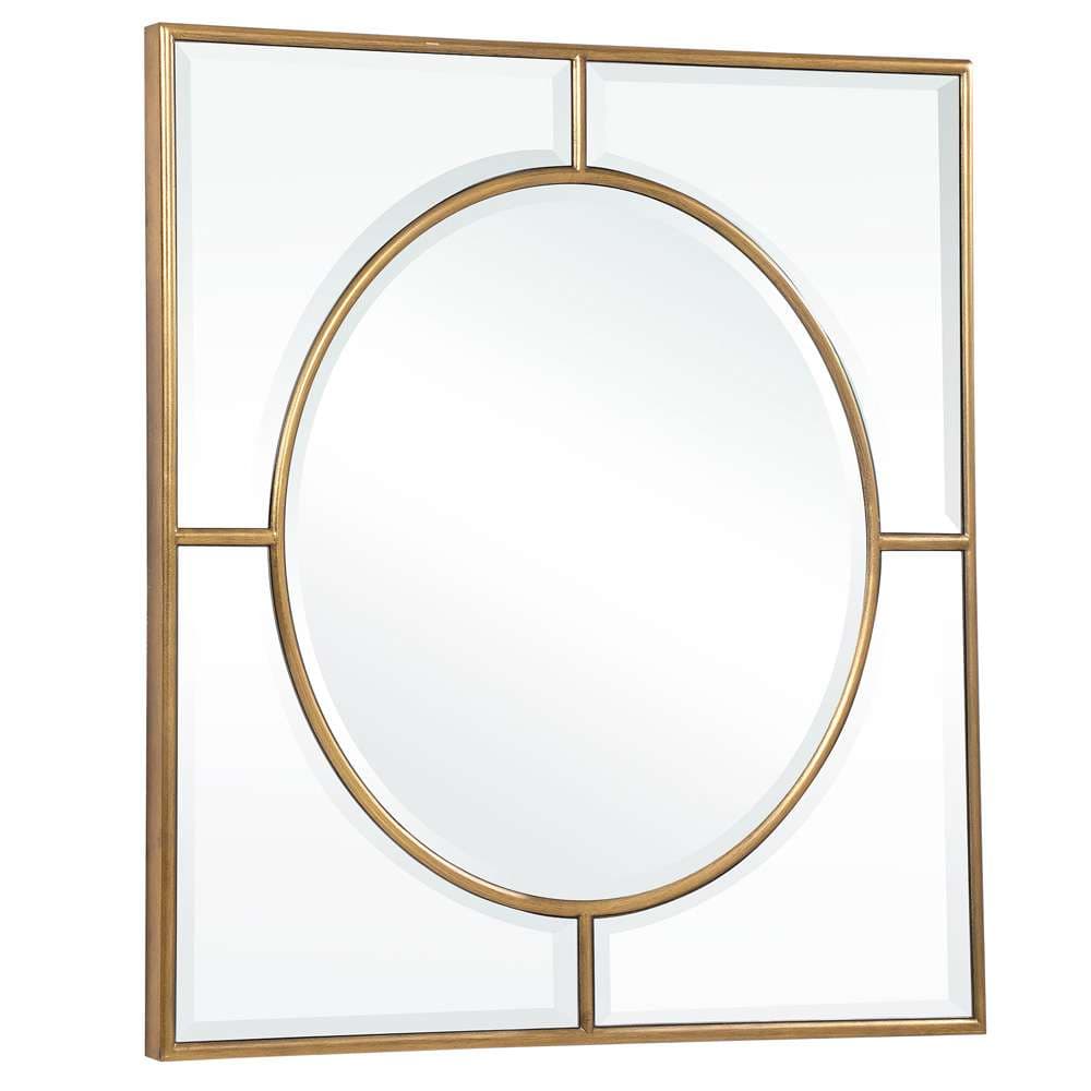 Uttermost - Stanford Gold Square Mirror - 09673 veiw 3
