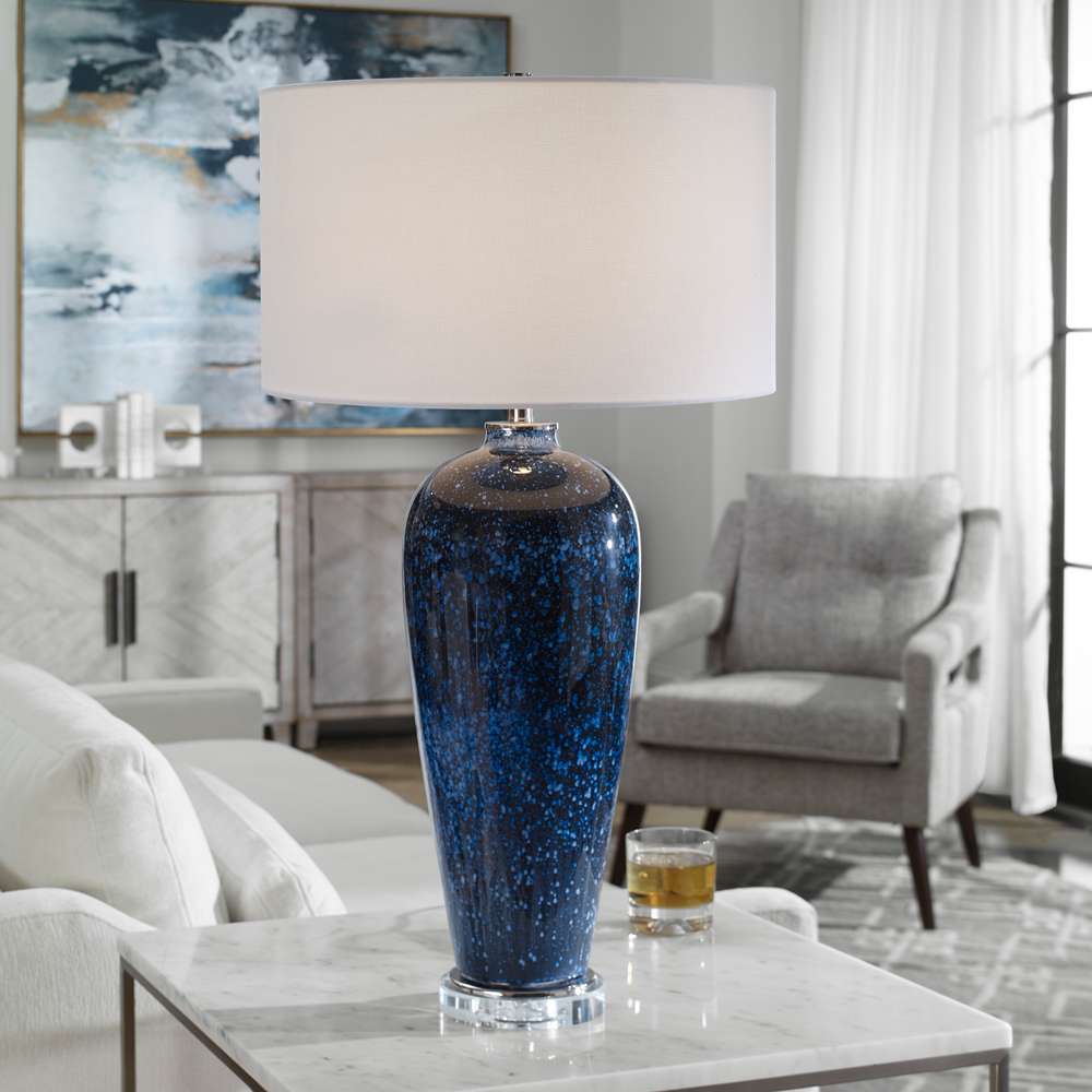 Uttermost - Stargazer Cobalt Navy Table Lamp - 28481-1 veiw 4