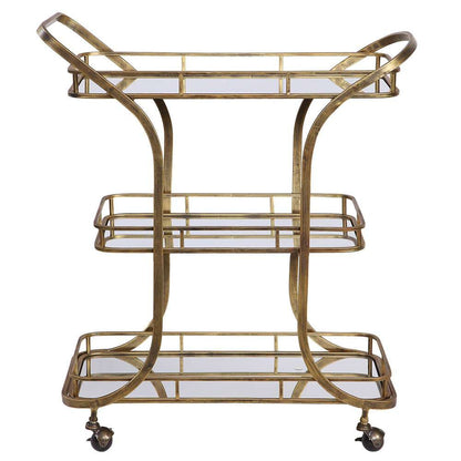 Uttermost - Stassi Gold Serving Cart - 24876 veiw 1