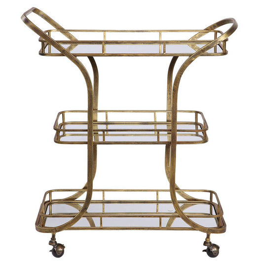 Uttermost - Stassi Gold Serving Cart - 24876 veiw 1