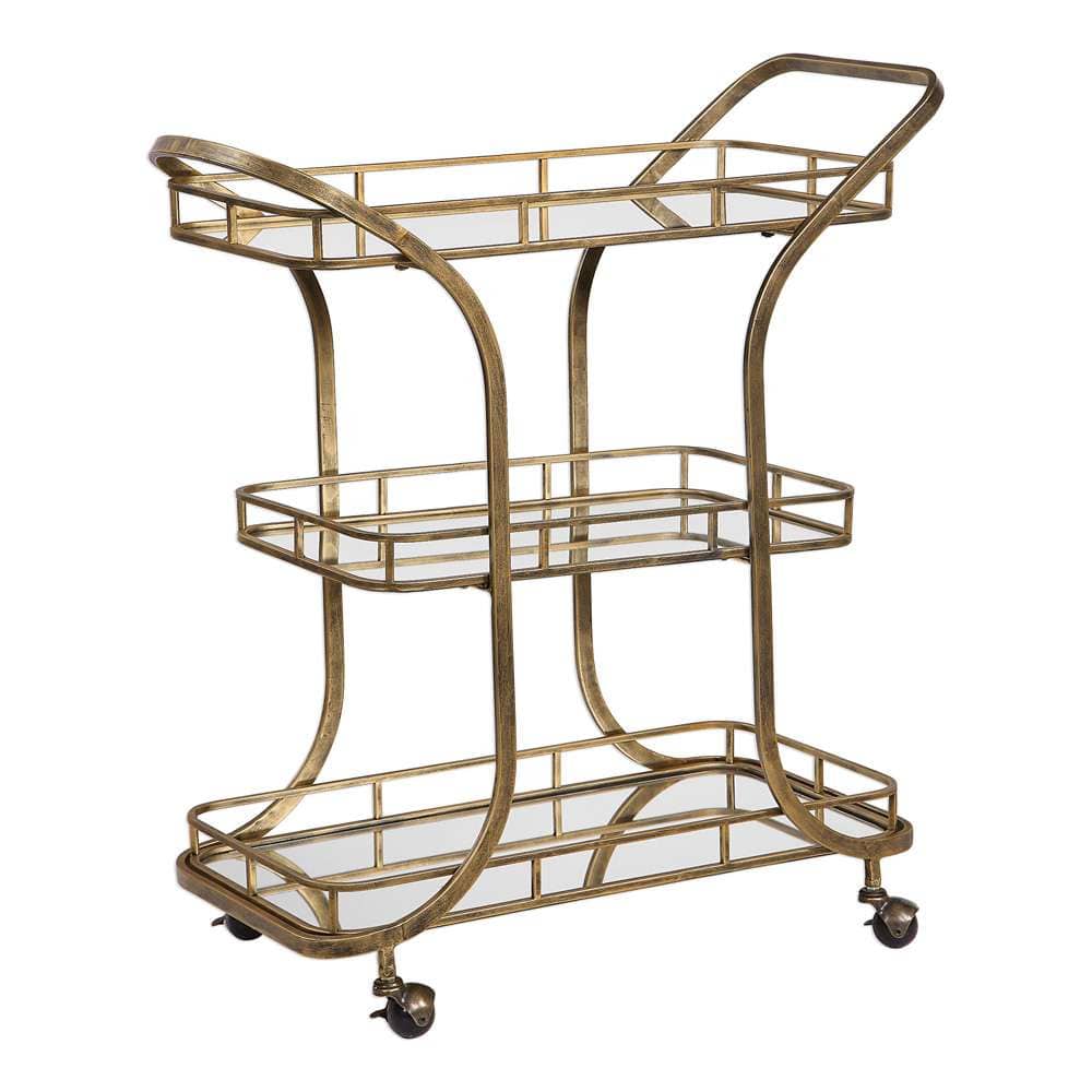 Uttermost - Stassi Gold Serving Cart - 24876 veiw 3