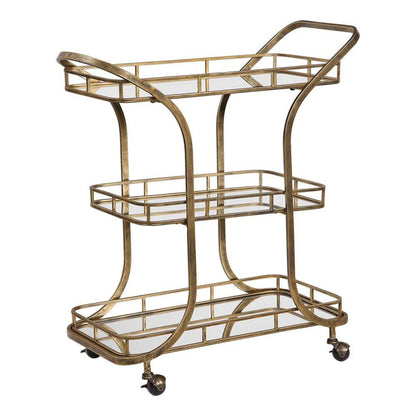 Uttermost - Stassi Gold Serving Cart - 24876 veiw 3