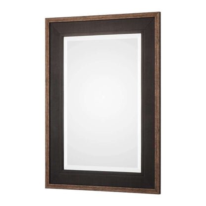 Uttermost - Staveley Rustic Black Mirror - 09377 veiw 2