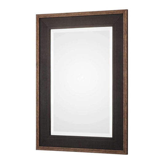 Uttermost - Staveley Rustic Black Mirror - 09377 veiw 2