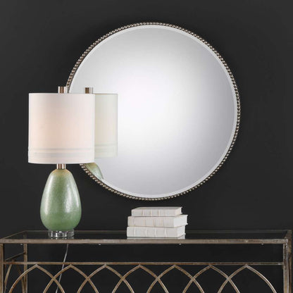 Uttermost - Stefania Beaded Round Mirror - 09252 veiw 2