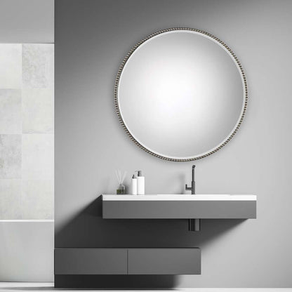 Uttermost - Stefania Beaded Round Mirror - 09252 veiw 4