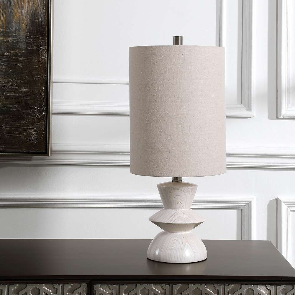 Uttermost - Stevens Bleached Wood Buffet Lamp - 28422-1 veiw 2