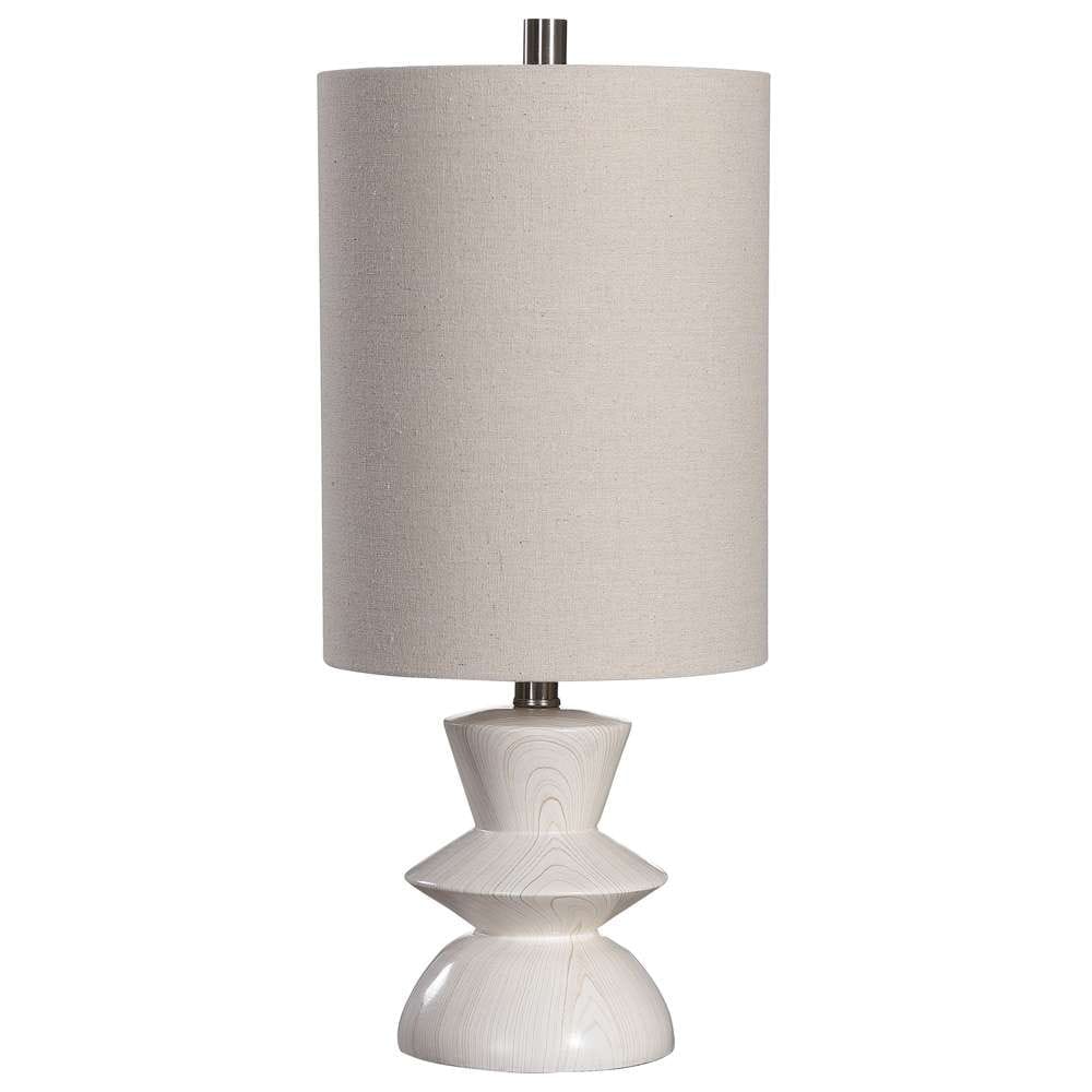 Uttermost - Stevens Bleached Wood Buffet Lamp - 28422-1 veiw 3