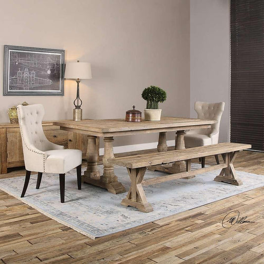 Uttermost -  Stratford Salvaged Wood Bench - 24558 veiw 2