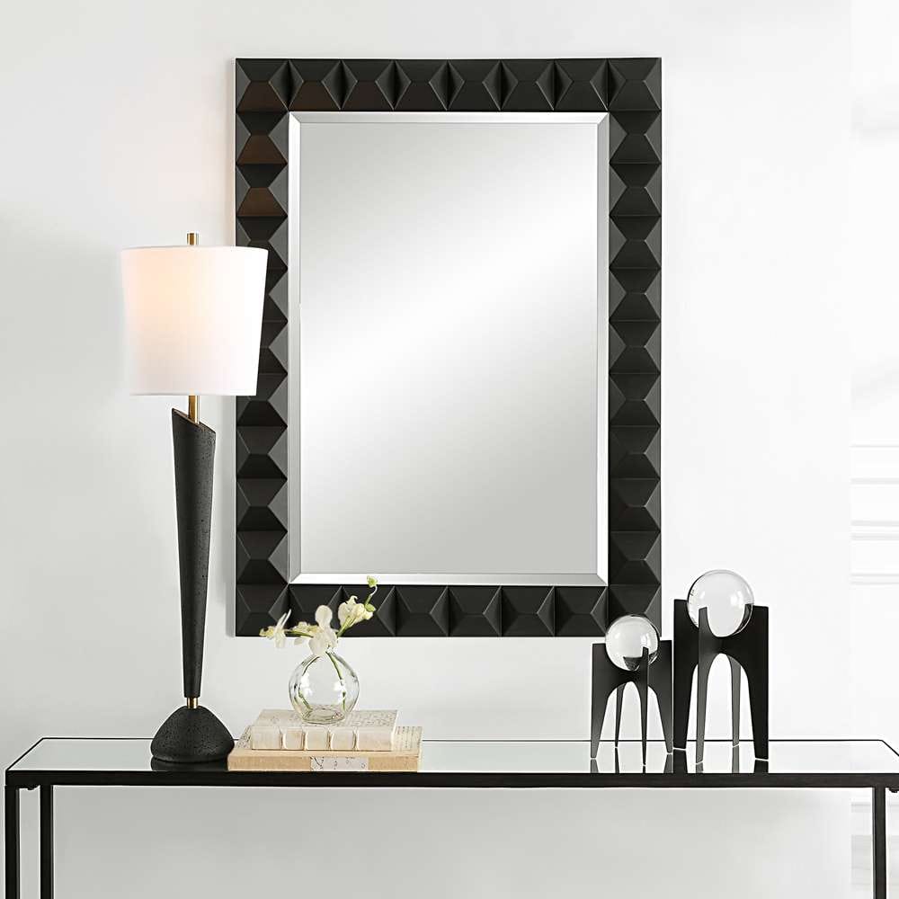 Uttermost - Studded Black Mirror - 09941 veiw 4