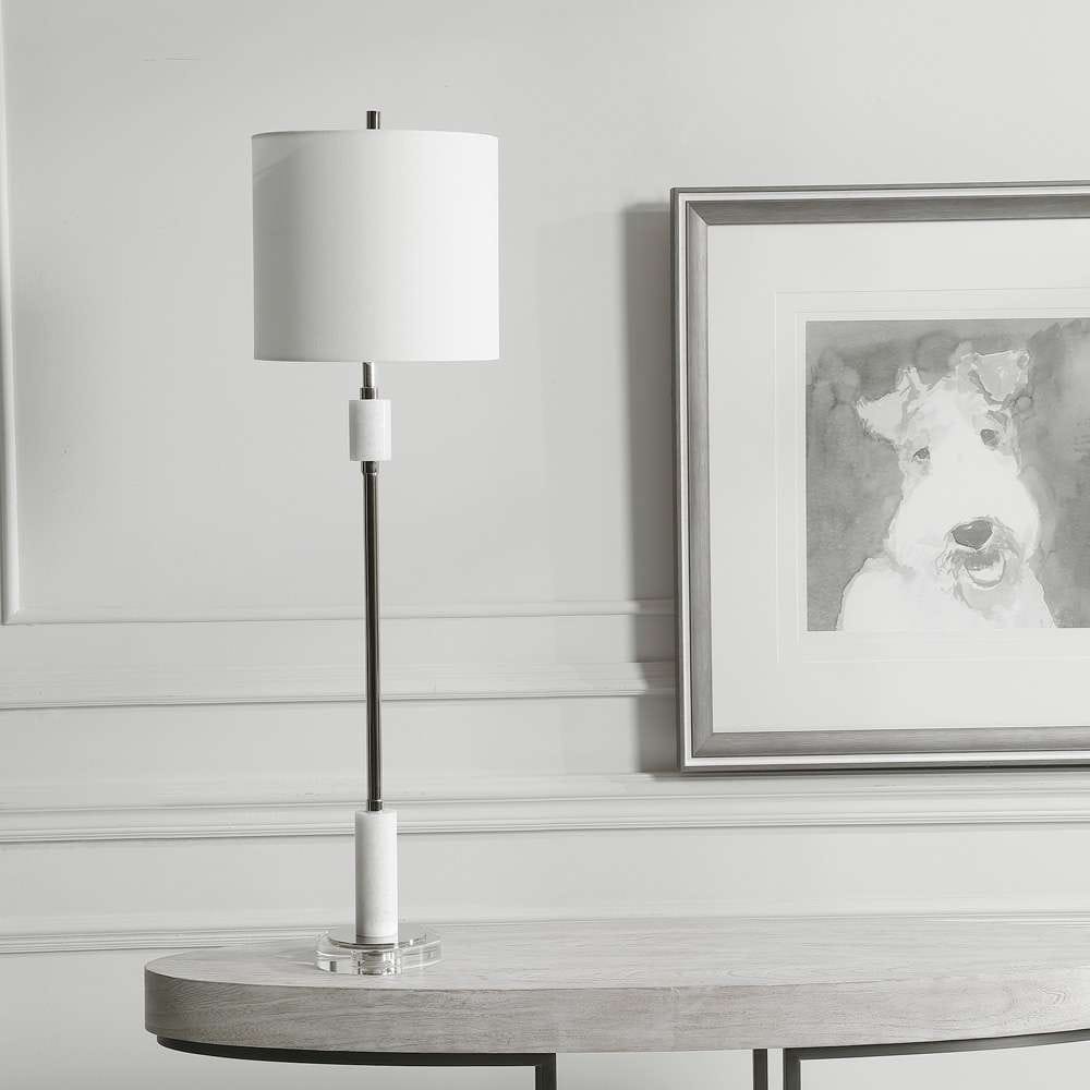 Uttermost - Sussex Nickel Buffet Lamp - 29793-1 veiw 3