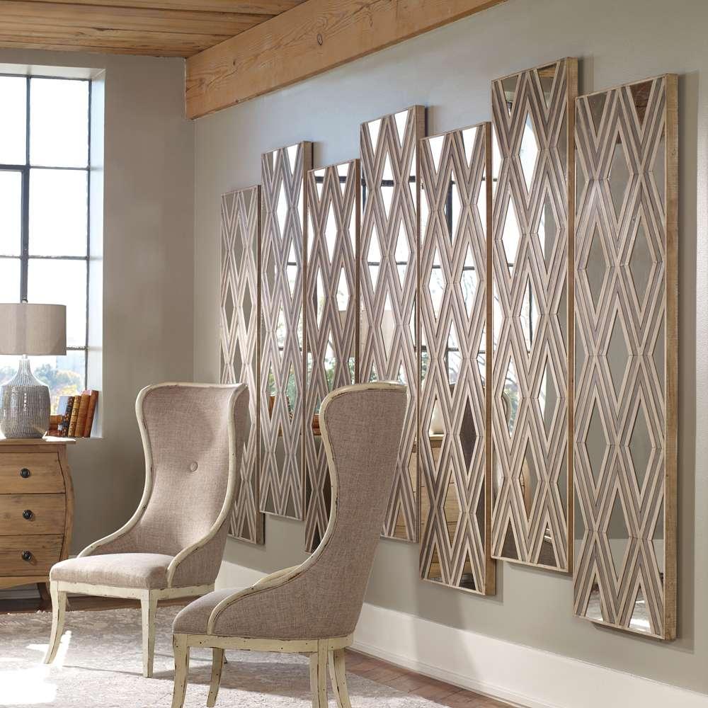 Uttermost - Tahira Geometric Argyle Pattern Wall Mirror - 04116 veiw 4