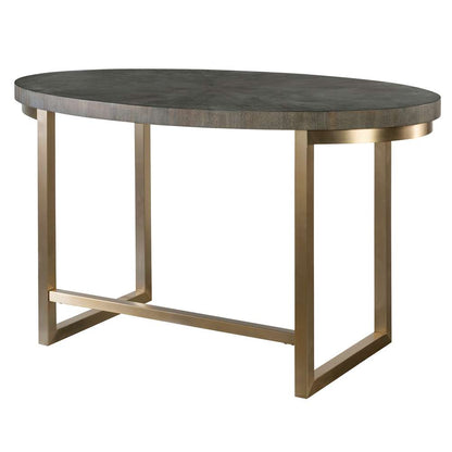 Uttermost - Taja Walnut Oval Desk - 25198 veiw 3