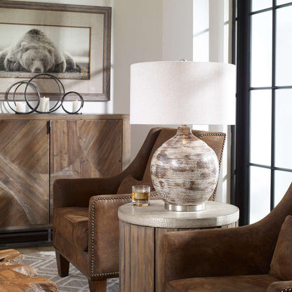 Uttermost - Tamula Distressed Ivory Table Lamp - 27656-1 veiw 2