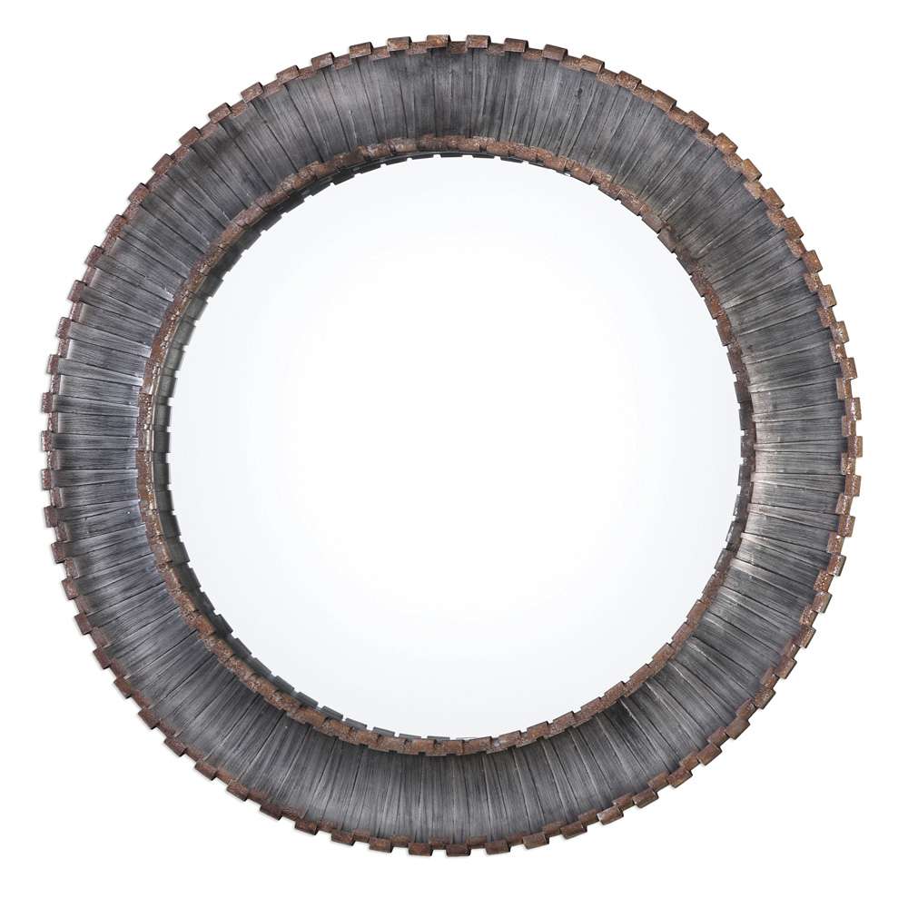 Uttermost - Tanaina Silver Round Mirror - 09175 veiw 1
