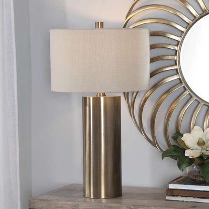 Uttermost - Taria Brushed Brass Table Lamp - 26384-1 veiw 4