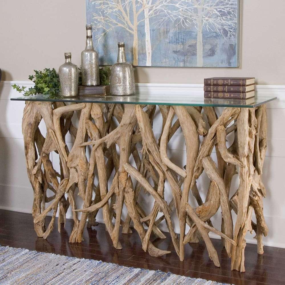 Uttermost - Teak Wood Console - 25593 veiw 3