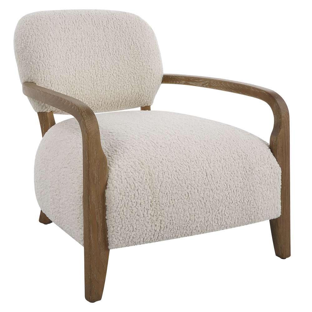 Uttermost - Telluride Natural Shearling Accent Chair - 23772 veiw 3