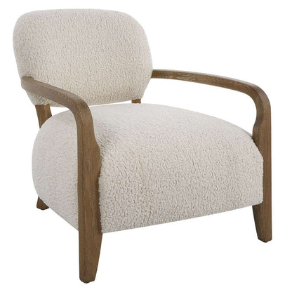 Uttermost - Telluride Natural Shearling Accent Chair - 23772 veiw 3
