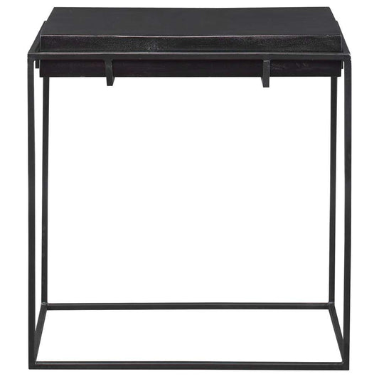 Uttermost - Telone Modern Black Side Table - 25106 veiw 1