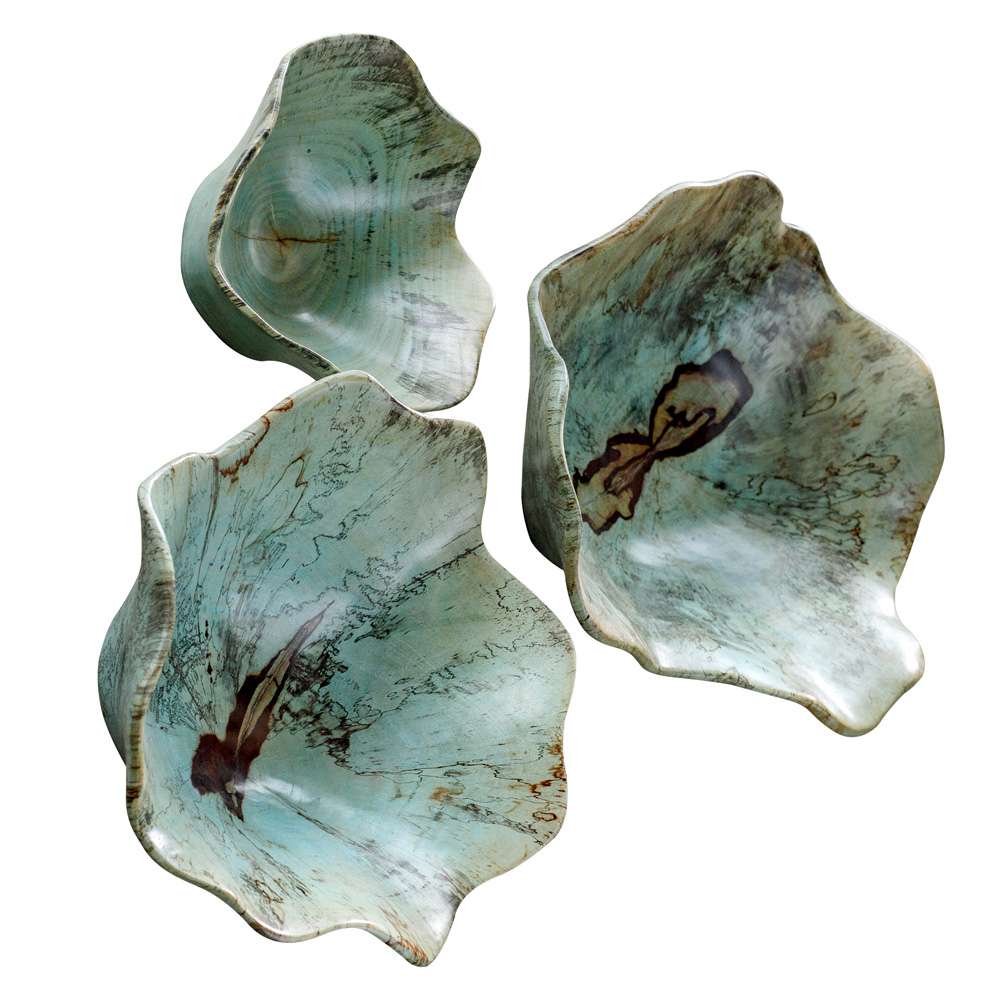 Uttermost - Teo Wood Wall Art, Set/3 - 04178 veiw 1
