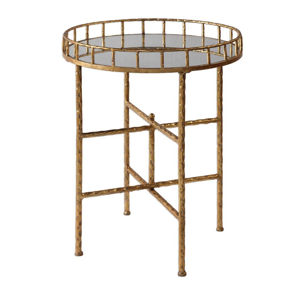 Uttermost - Tilly Bright Gold Accent Table - 24711 veiw 2