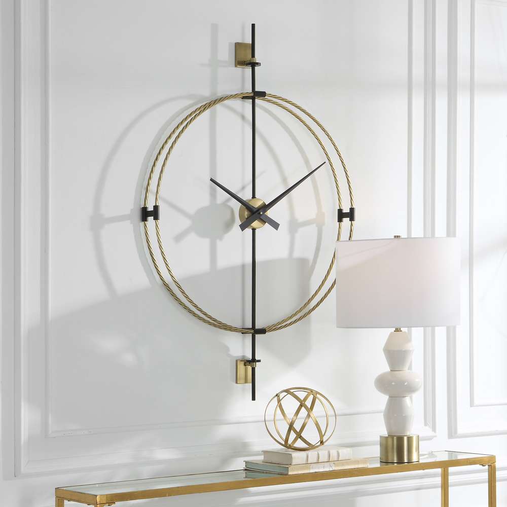 Uttermost - Time Flies Modern Wall Clock - 06106 veiw 2
