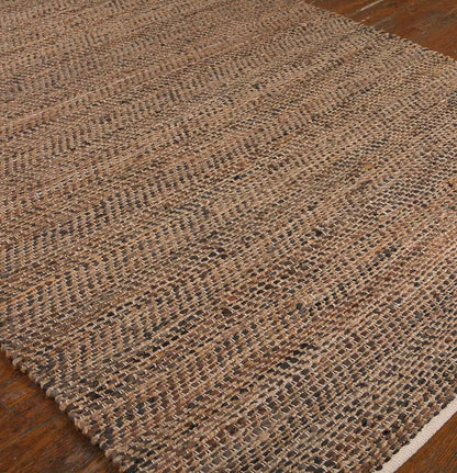 Uttermost - Tobais 5 X 8 Rescued Leather & Hemp Rug - 71001-5 veiw 1