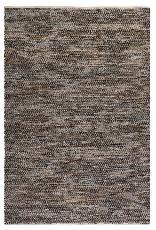 Uttermost - Tobais 9 X 12 Rescued Leather & Hemp Rug - 71001-9 veiw 2