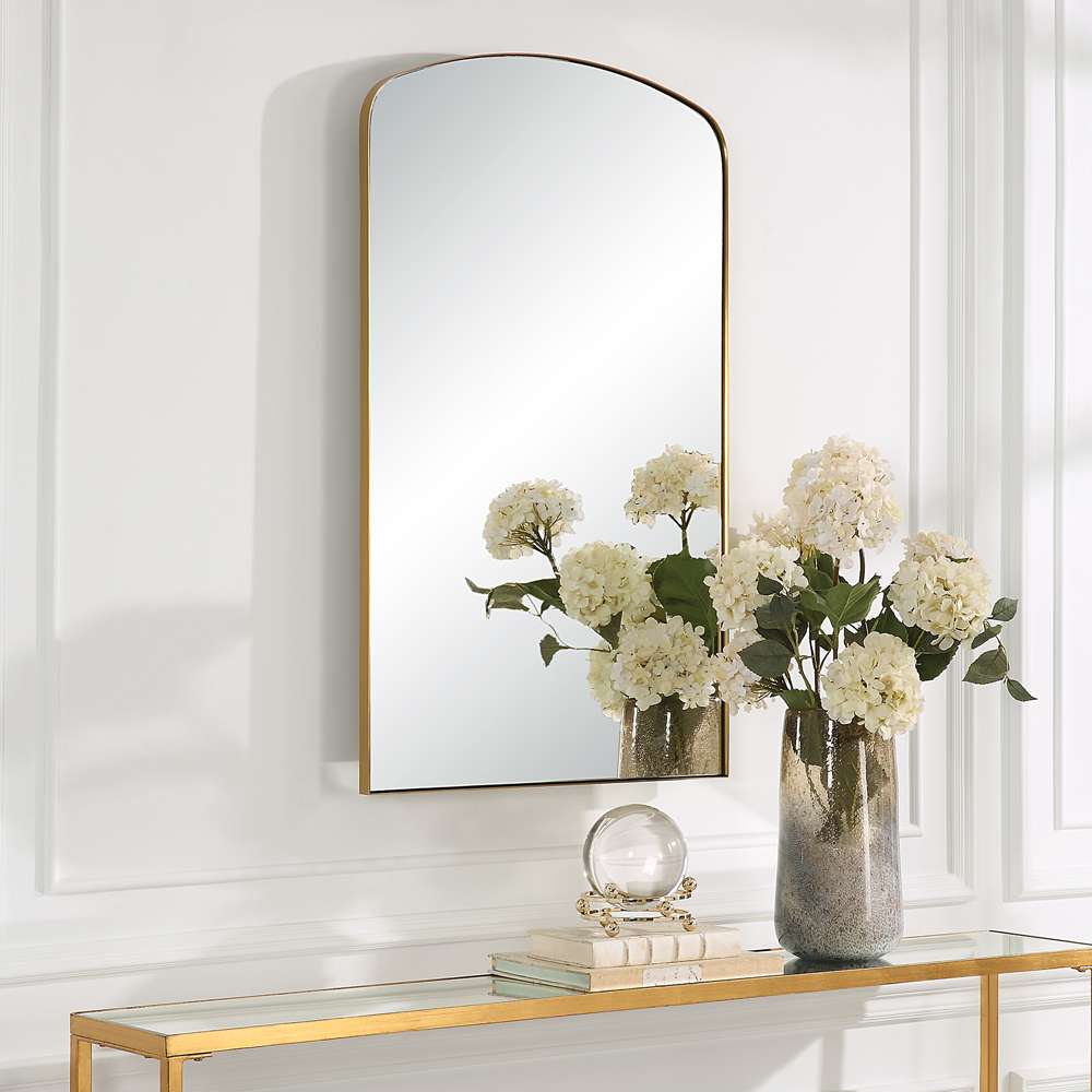 Uttermost - Tordera Brass Arch Mirror - 09923 veiw 4