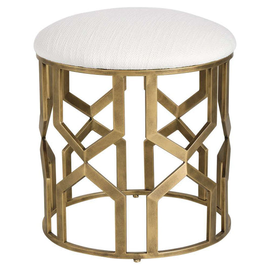 Uttermost - Trellis Geometric Accent Stool - 23579 veiw 2