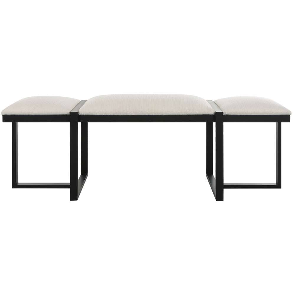 Uttermost - Triple Cloud Modern Upholstered Bench - 23761 veiw 1