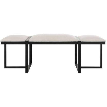 Uttermost - Triple Cloud Modern Upholstered Bench - 23761 veiw 1