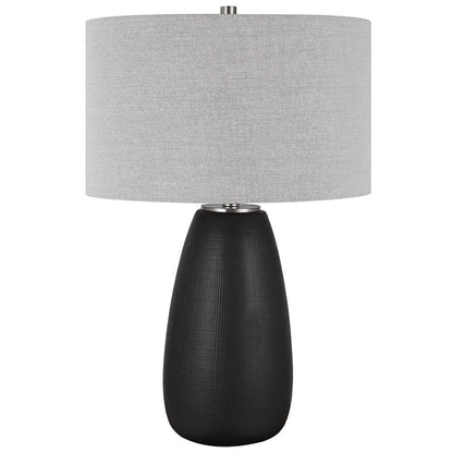 Uttermost - Twilight Satin Black Table Lamp - 30058-1 veiw 3