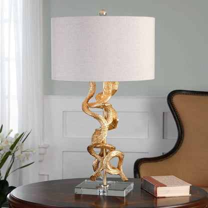 Uttermost - Twisted Vines Gold Table Lamp - 27113-1 veiw 2