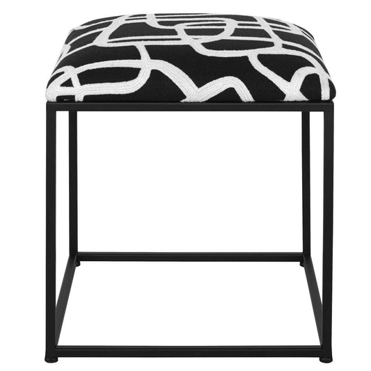 Uttermost - Twists And Turns Fabric Accent Stool - 23690 veiw 1