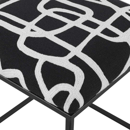 Uttermost - Twists And Turns Fabric Accent Stool - 23690 veiw 3