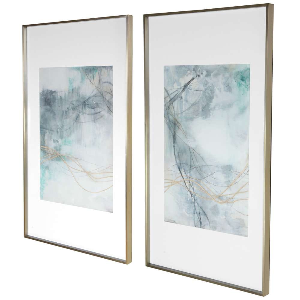 Uttermost - Undulating Oro Abstract Prints (Set of 2) - 45099 veiw 3