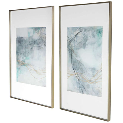 Uttermost - Undulating Oro Abstract Prints (Set of 2) - 45099 veiw 3