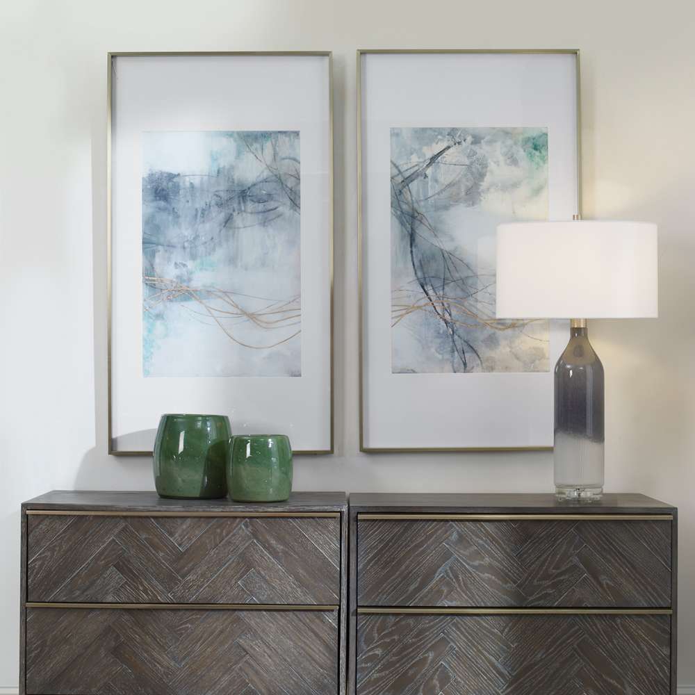 Uttermost - Undulating Oro Abstract Prints (Set of 2) - 45099 veiw 4