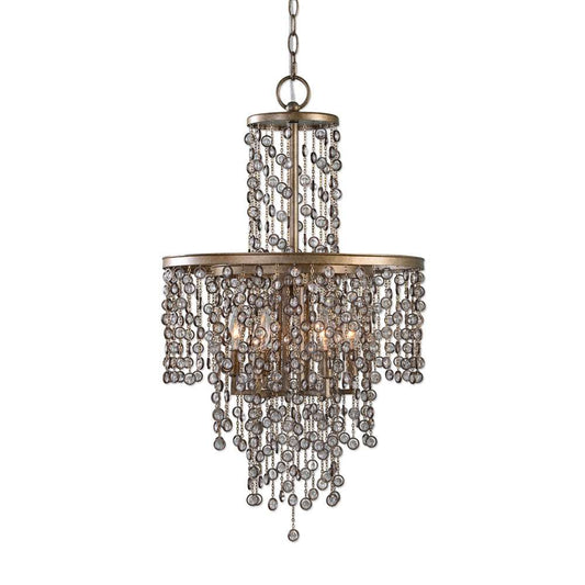 Uttermost - Valka 6 Light Crystal Chandelier - 21288 veiw 1