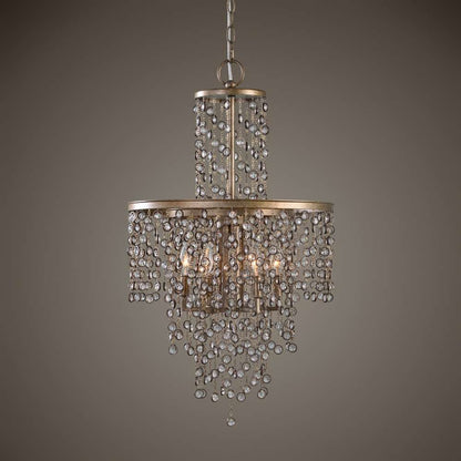 Uttermost - Valka 6 Light Crystal Chandelier - 21288 veiw 4