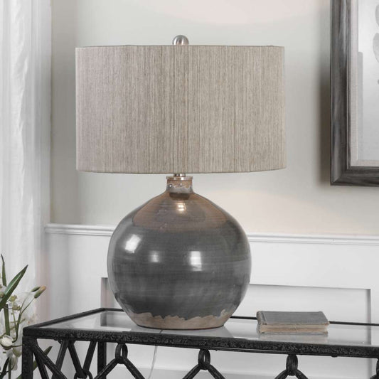Uttermost - Vardenis Gray Ceramic Lamp - 27215-1 veiw 2