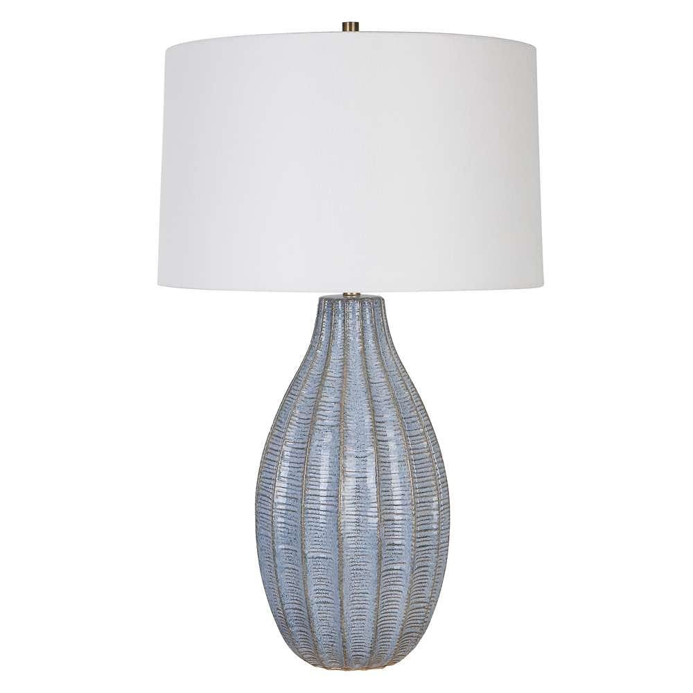 Uttermost - Veston Blue Glaze Table Lamp - 30161-1 veiw 3