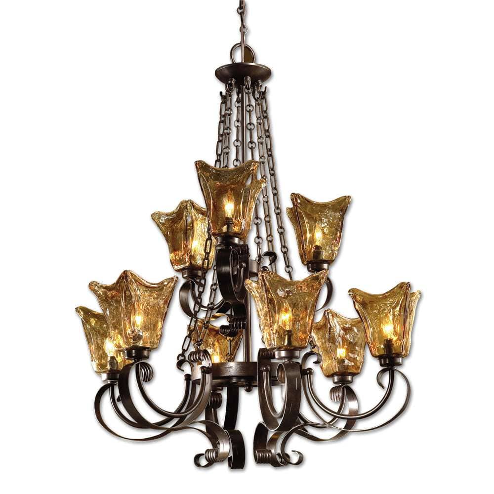 Uttermost - Vetraio 9Lt Oil Rubbed Bronze Chandelier - 21005 view 1