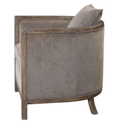 Uttermost - Viaggio Gray Chenille Accent Chair - 23359 veiw 3
