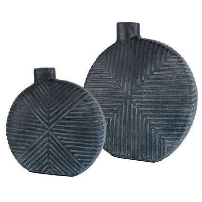 Uttermost - Viewpoint Aged Black Vases, Set/2 - 17114 veiw 1