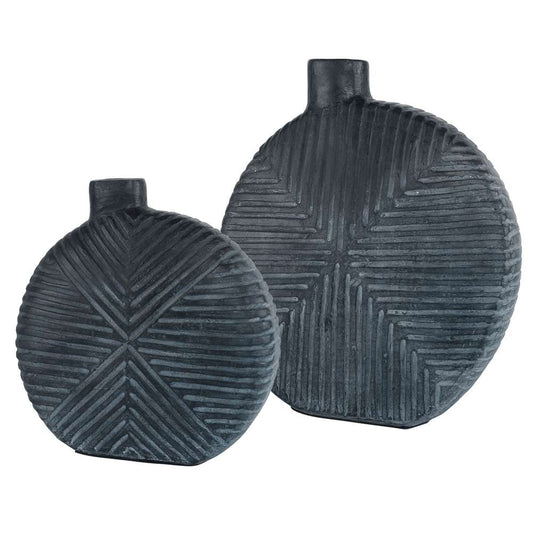 Uttermost - Viewpoint Aged Black Vases, Set/2 - 17114 veiw 1